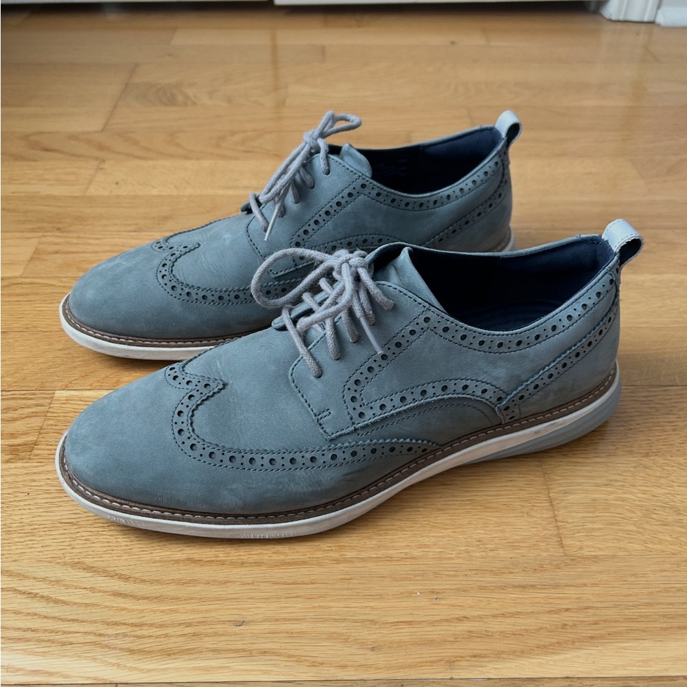 Cole Haan Gray Oxfords